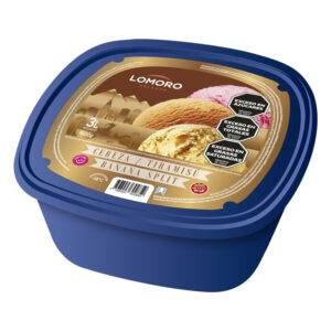 Balde de 3L - LOMORO Tiramisú - Banana Split - Cereza