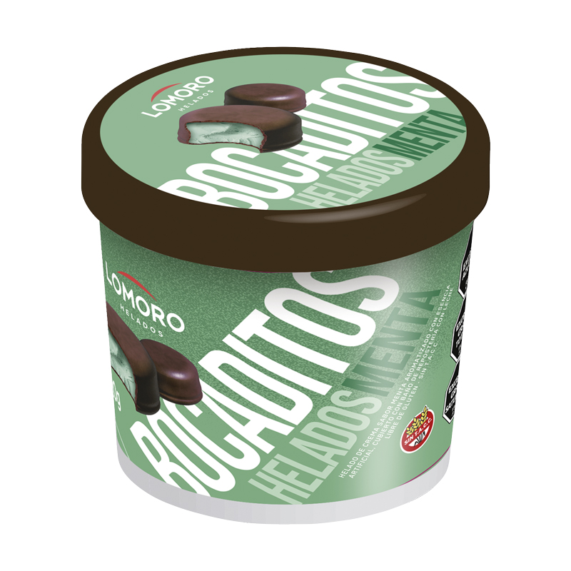 Bocadito Helado Menta de 120g x 8 unidades