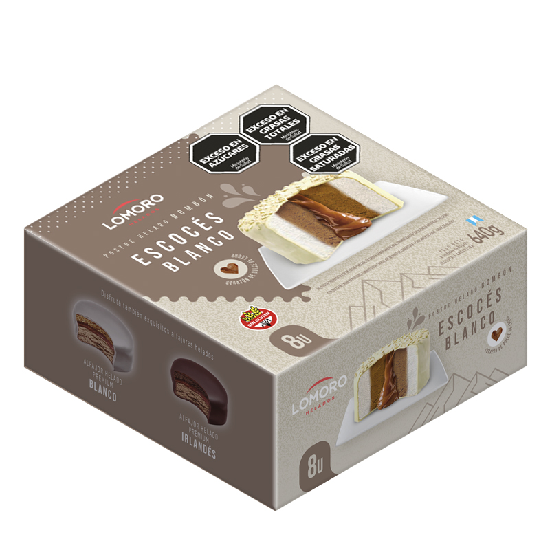 Bombón Escocés Blanco 80g x 8 unidades