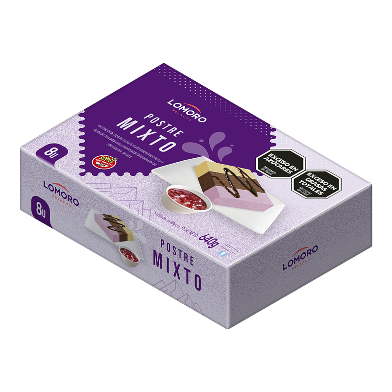 Postre Mixto 80g x 8 unidades