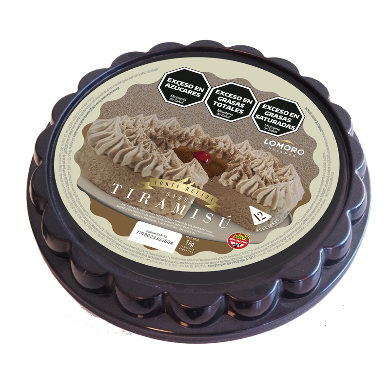 Torta Helada Familiar Tiramisú